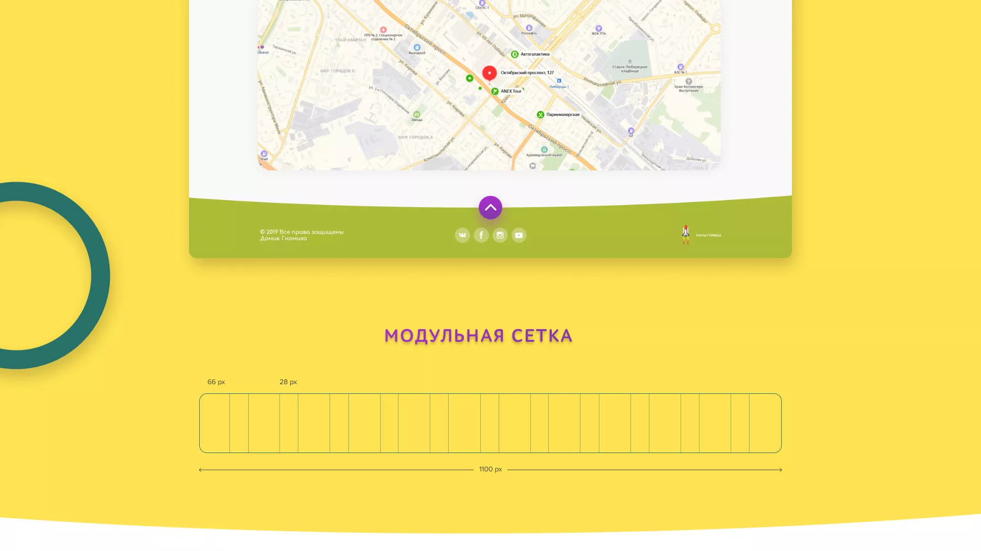 Разработка сайта детского активити-клуба «Домик гномика» в Чердыни