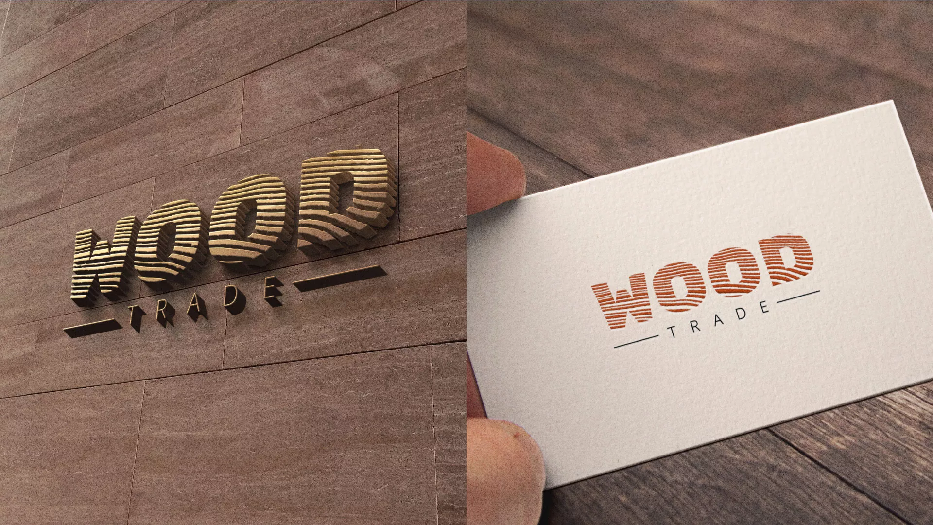 Разработка логотипа для компании «Wood Trade» в Чердыни