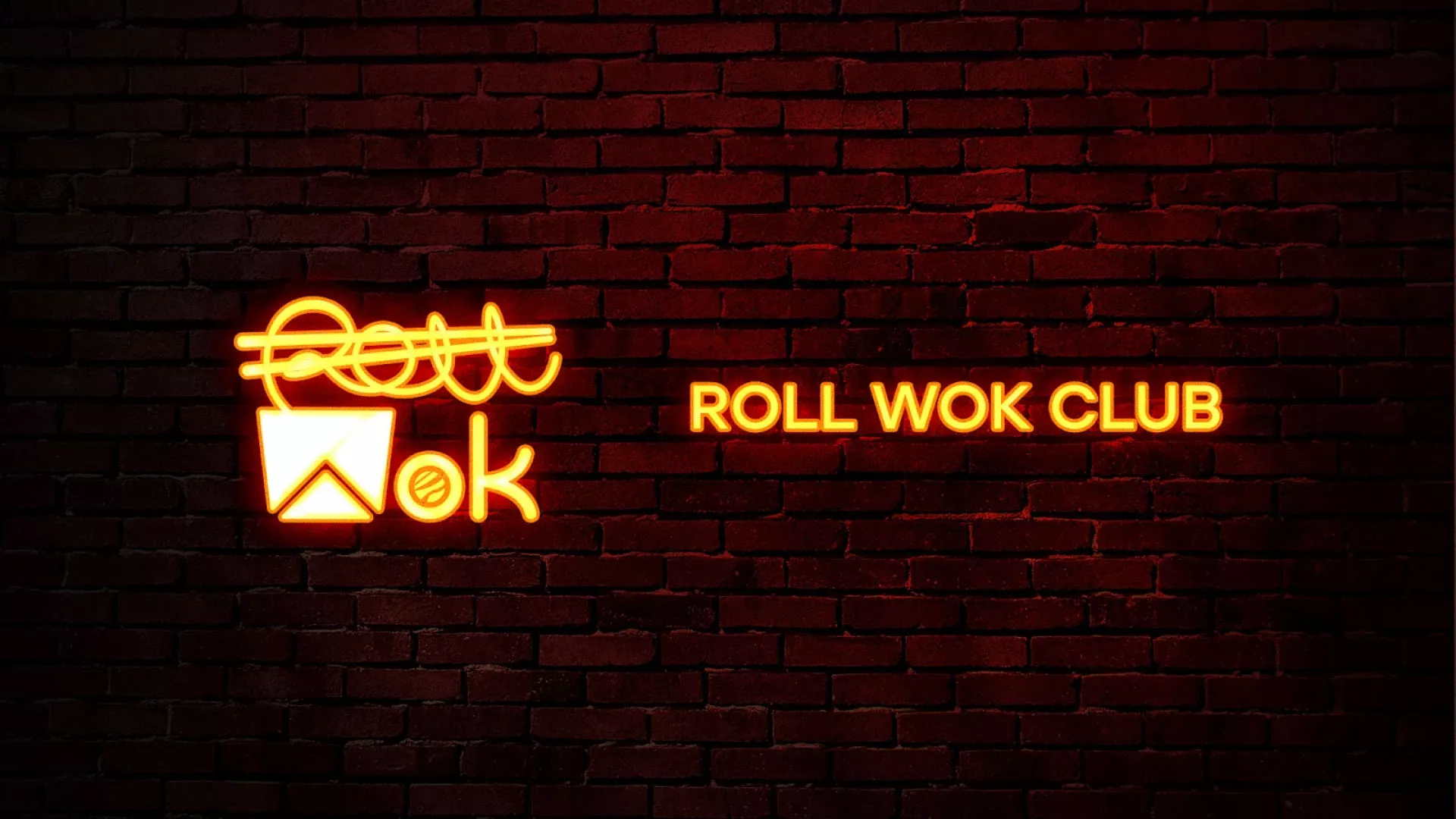 Разработка интерьерной вывески суши-бара «Roll Wok Club» в Чердыни