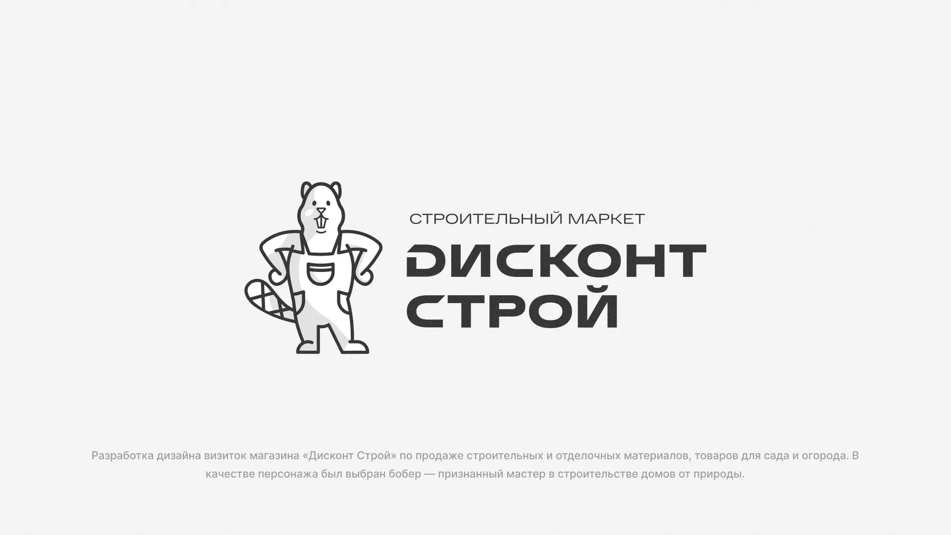 Разработка дизайна визиток магазина «Дисконт Строй» в Чердыни
